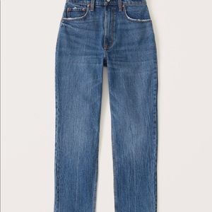 A&F Vintage stretch denim - Curve Love 90s Ultra High Rise Straight Jeans